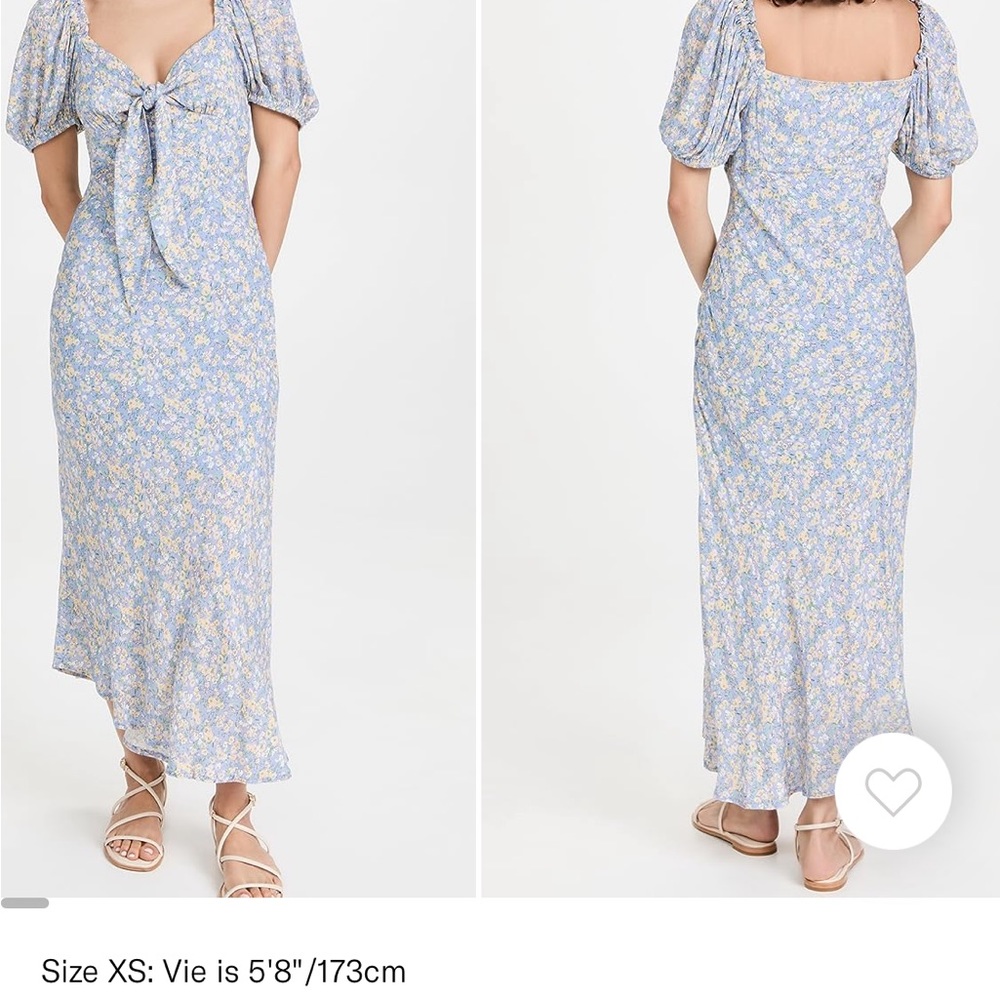 Rahi Carolina Floral MIDI Dress Size XS. Worn once.